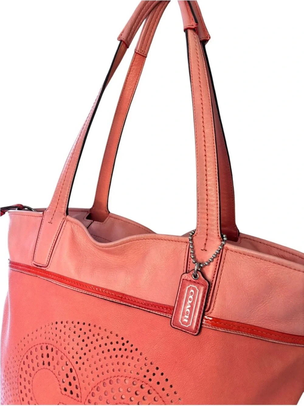 Coach Julia North South Leigh Slim Tote